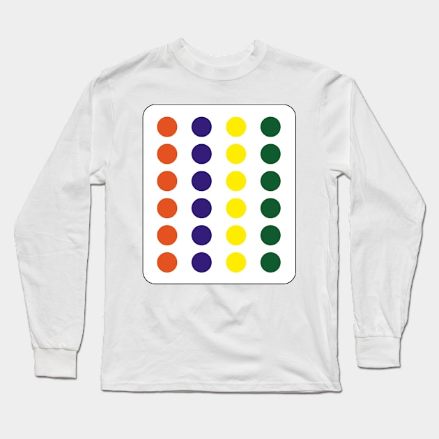 Dots Long Sleeve T-Shirt by ScottyWalters